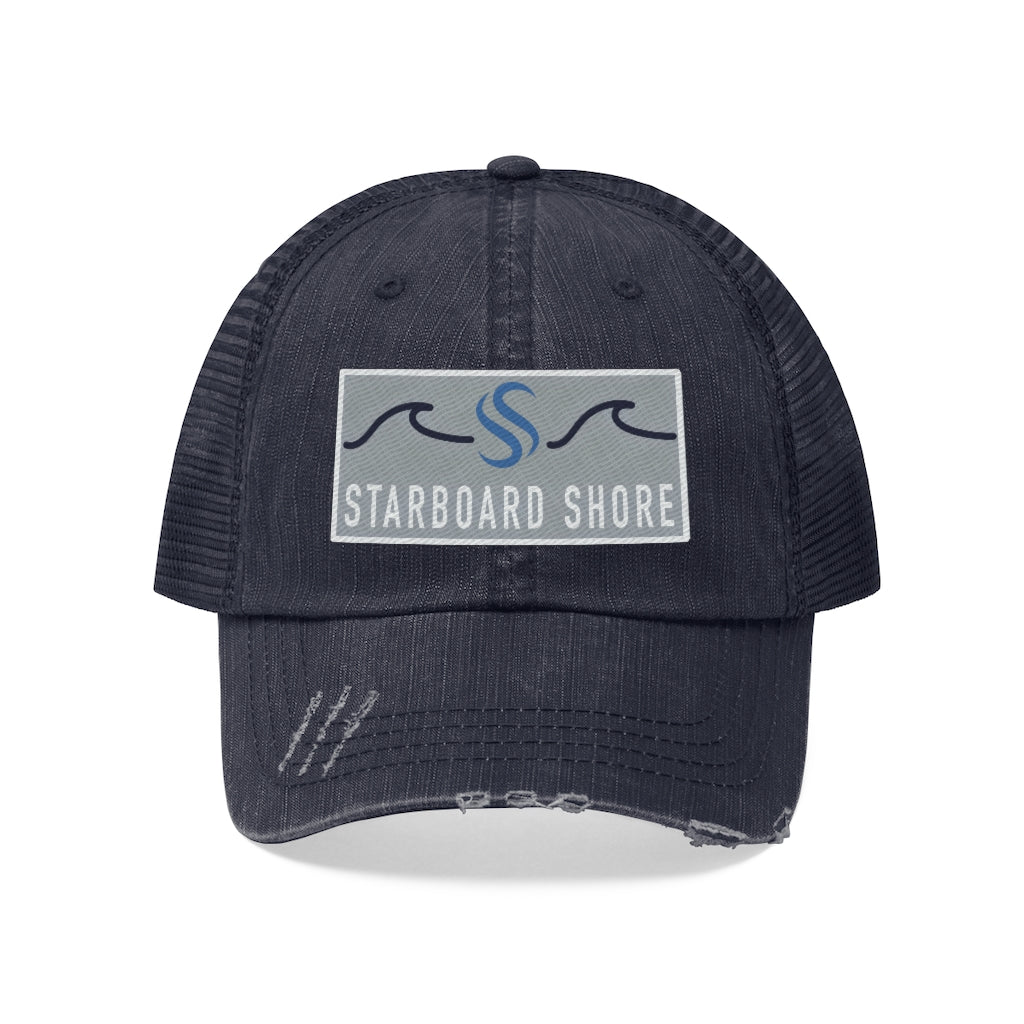 Embroidered Slogan and Logo Hat